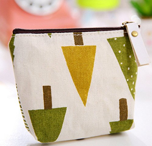 BIGBOBA 5 monederos de Mujer de Tejido, pequeños, para almacenar Llaves, móvil, Barra de Labios, Tarjetas A-5pcs … (5pcs)