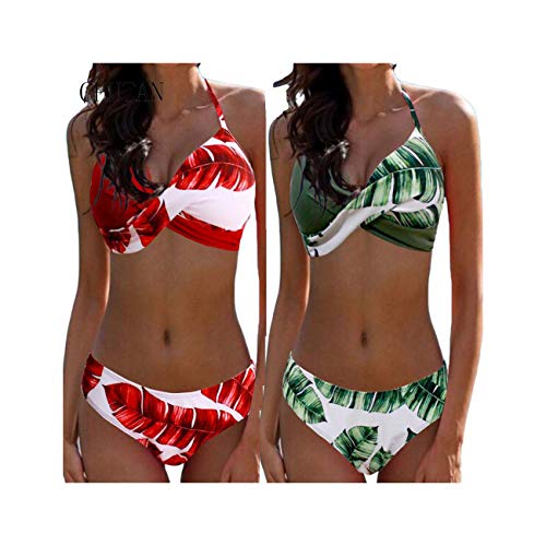 Bikini Push Up Women Swimsuit Set Halter Cross Bathing Suit Solid Plus Size Two Piece Maillot de Bain Brazilian Femme XXXL Sky Blue M