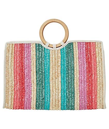 BILLABONG Live It Up Large Straw Tote Mochilas, amarillo curry, Talla única para Mujer