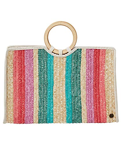 BILLABONG Live It Up Large Straw Tote Mochilas, amarillo curry, Talla única para Mujer