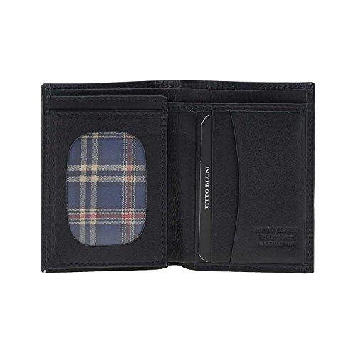 Billetero tarjetero piel Titto Bluni Talla: U Color: NEGRO