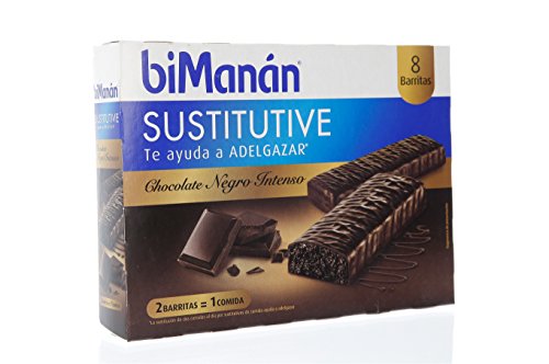 Bimanán - Sustitutive Barritas Chocolate Intenso 8 uds