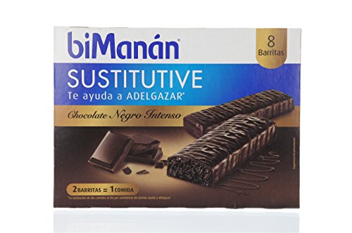 Bimanán - Sustitutive Barritas Chocolate Intenso 8 uds