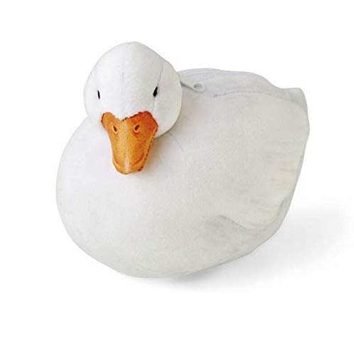 BININBOX Almohada Linda y Suave en Forma de Ganso Blanco y Gordo Juguete Mona cojín Perfecto como el Regalo (30 cm)