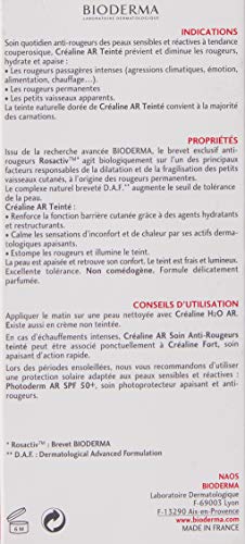 Bioderma Crealine Anti-Rougeurs Cuidado de Teinté Peaux Sensibles 40 ml