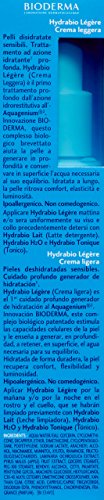Bioderma Hydrabio Légère Crème Peaux Déshydratées Sensibles 40 Ml 1 Unidad 40 g