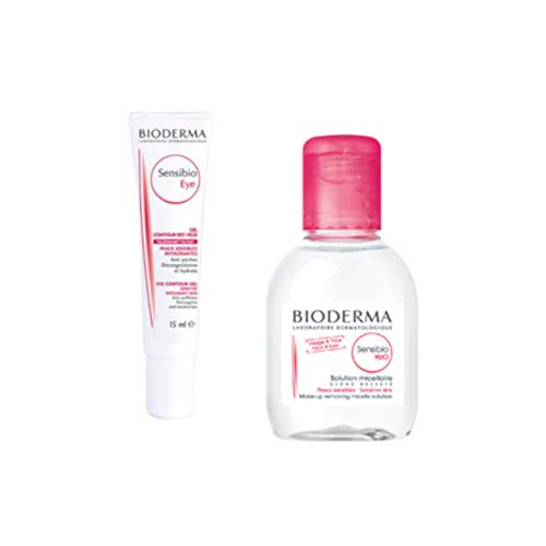 Bioderma Sensibio Pack Contorno de Ojos + H2O Agua Micelar 15 ml + 100 ml