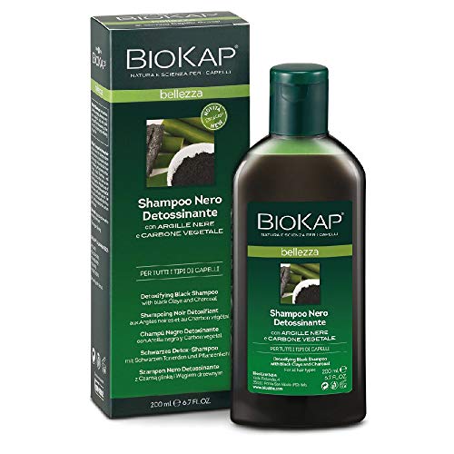 Biokap Champu Detox With Black Clays And Charcoal 200 ml - 100 g