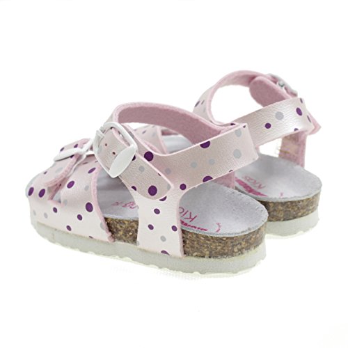 BIONATURA Sandalias con Hebillas Modelo Birk Made IN Italy 22B1005R Rosa Tamaño: 20