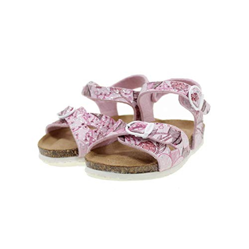 BIONATURA Sandalias con Hebillas Modelo Birk Made IN Italy CHIARAR Rosa Tamaño: 20