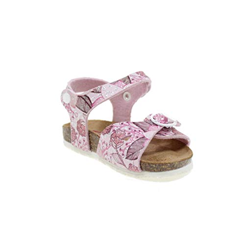 BIONATURA Sandalias con Hebillas Modelo Birk Made IN Italy CHIARAR Rosa Tamaño: 20