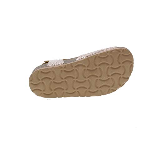 BIONATURA Sandalias con Hebillas Modelo Birk Made IN Italy NIÑA 22B1005IC Oro/Rosa Tamaño: 30