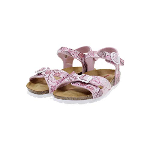 BIONATURA Sandalias con Hebillas Modelo Birk Made IN Italy NIÑA 22B1005IR Rosa Tamaño: 38