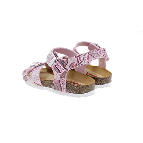 BIONATURA Sandalias con Hebillas Modelo Birk Made IN Italy NIÑA 22B1005IR Rosa Tamaño: 38