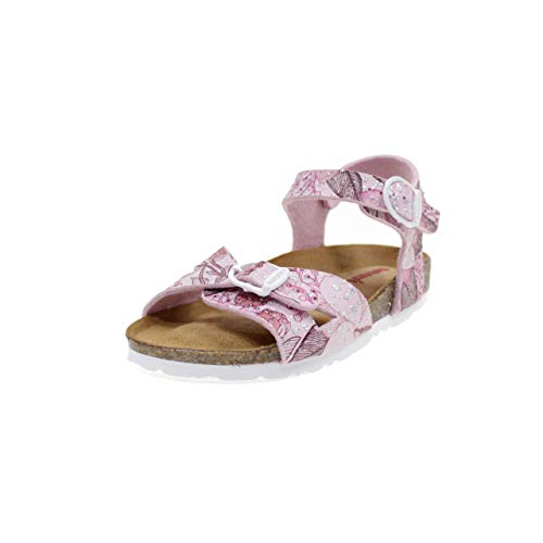 BIONATURA Sandalias con Hebillas Modelo Birk Made IN Italy NIÑA 22B1005IR Rosa Tamaño: 38