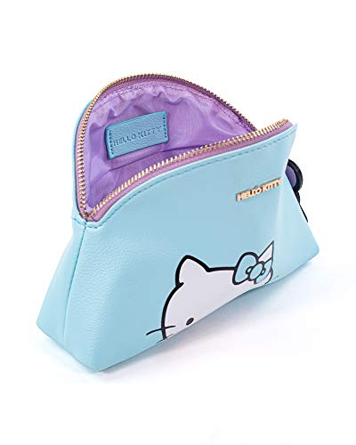 Bioworld - Bolsa de Maquillaje para Mujer, 20 cm, Color Azul