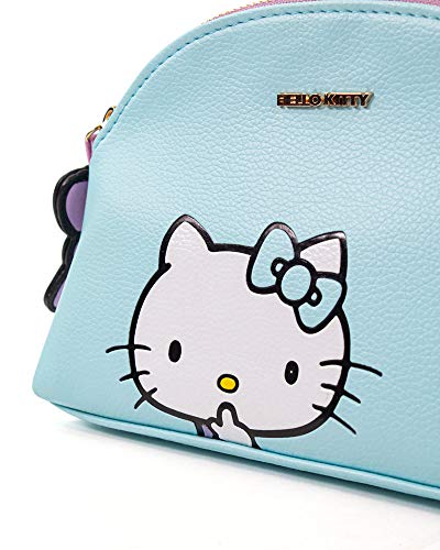 Bioworld - Bolsa de Maquillaje para Mujer, 20 cm, Color Azul