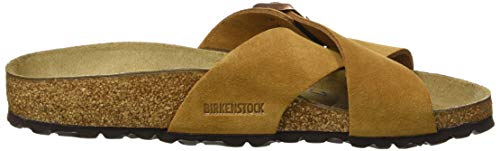 Birkenstock Mules Siena Cuir Suede Mink, Sandalia para Mujer, 36 EU