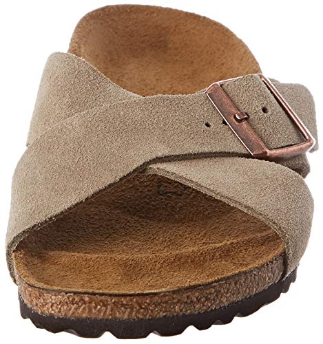 Birkenstock Siena, Mules para Mujer, Blanco (Taupe Taupe), 35 EU