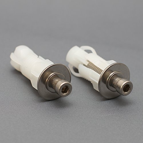 Bisagras desmontables para fijación de asiento de inodoro de Roca