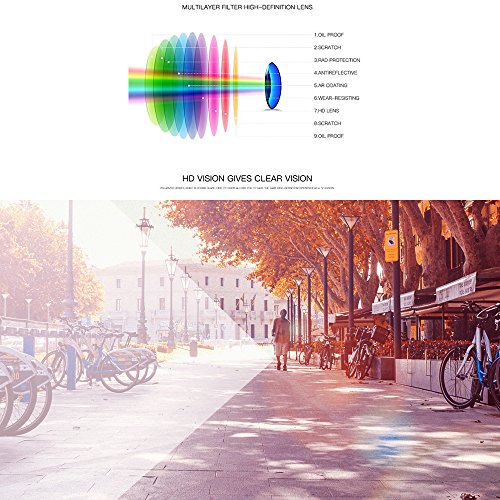 Black Sales Friday Cyber Sales Monday Sales & Deals Week 2018 - Gafas de Sol Redondas para Mujer, Marco de Metal, Cristales y Diamantes, Silver/Blue Lens with Blue Diamond