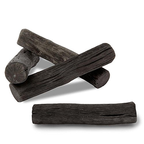 Black+Blum - Barras de filtro de agua de carbón | Filtro de carbón de leña, tradición japonesa antigua, 4 piezas de duración de 6 meses cada uno, madera negra