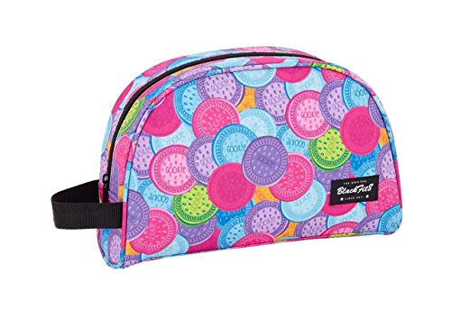 Blackfit8 Cookies Neceser, bolsa de aseo adaptable a carro, Multicolor