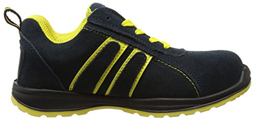 Blackrock Hudson Trainer - Zapatillas de seguridad con punta de acero, Unisex Adulto,Multicolor (Navy/Yellow), talla 37 EU (4 UK)