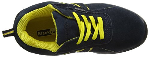 Blackrock Hudson Trainer - Zapatillas de seguridad con punta de acero, Unisex Adulto,Multicolor (Navy/Yellow), talla 43 EU (9 UK)