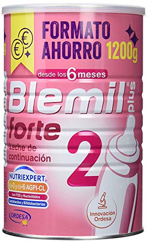 Blemil Plus Forte 2, Leche de continuación para bebé - 1200 gr. + Blevit Plus 8 Cereales para bebé - 2 de 500 grams (Total: 1000 gr.)