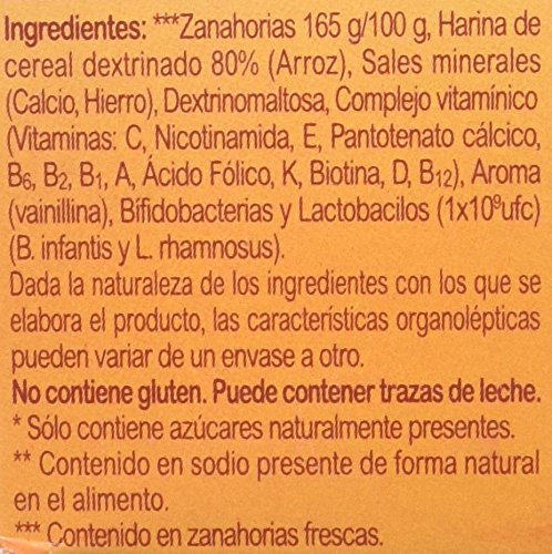 Blevit Zanasec, 1 unidad 300 gr, dieta astringente. Papilla para bebés elaborada a partir de crema de arroz, zanahorias y bifidobacterias y lactobacilos.