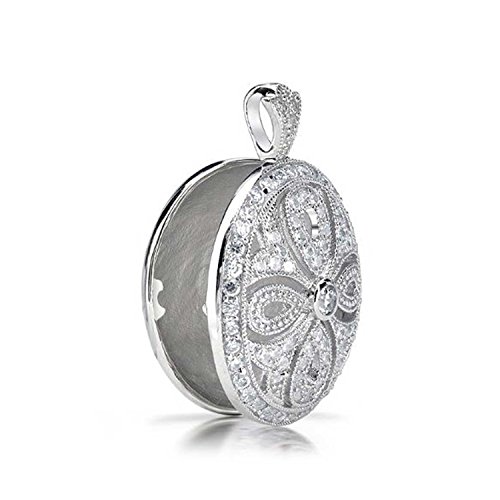 Bling Jewelry Estilo Antiguo Infinito De Filigrana Cruz Religiosas Aromaterapia Aceite Esencial Difusor De Perfume Medallón para Mujer