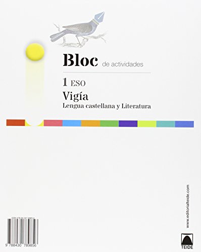 Bloc de actividades. Vigía. Lengua castellana y Literatura 1 ESO - 9788430789856