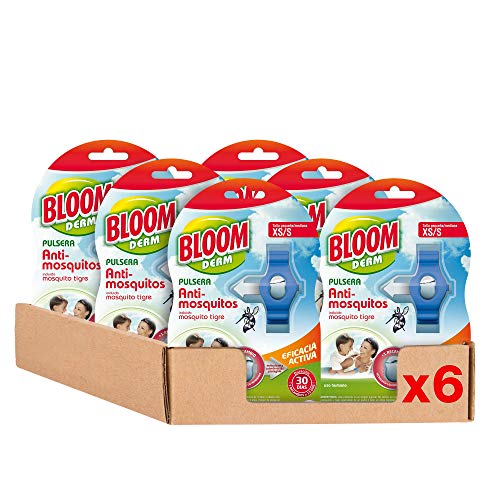 Bloom Repelente Pulsera XS/S - Pack de 6, Total: 6 Unidades