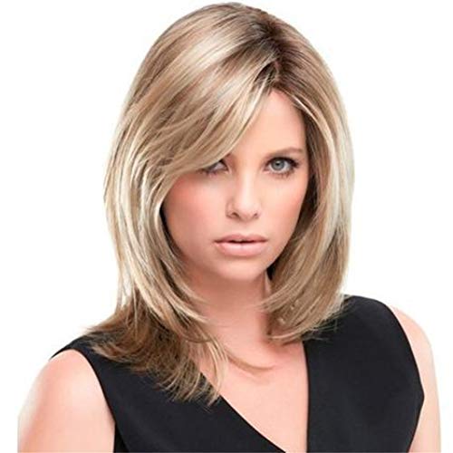 Bob corto peluca corta de las señoras joven rubia peluca de Bob Estilo de las mujeres en Rubio calor Resist de Cospaly partido peluca de pelo