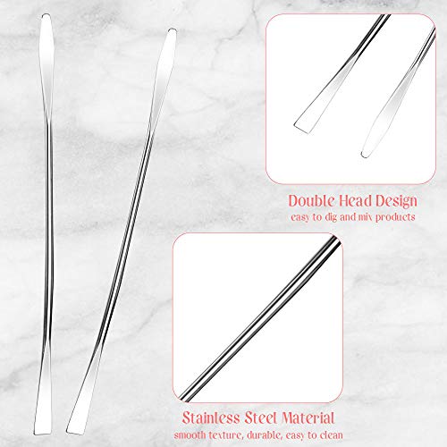 Bobo 3pcs Paleta de Cosméticos Paleta de Maquillaje con 3pcs Espátula, Paletas de Mezclas Maquillaje Paleta Transparente de Maquillaje para Mezclar Bases, Sombras de Ojos, Cremas y Cosméticos