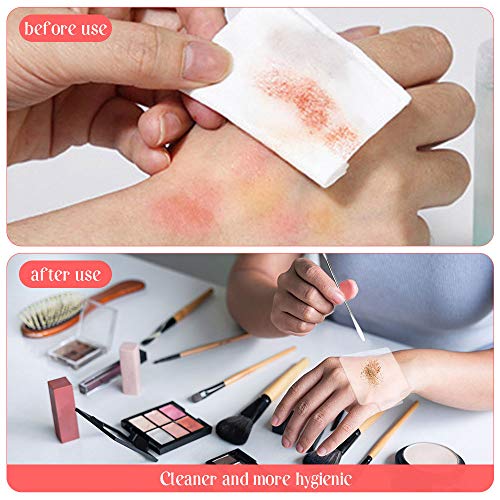 Bobo 3pcs Paleta de Cosméticos Paleta de Maquillaje con 3pcs Espátula, Paletas de Mezclas Maquillaje Paleta Transparente de Maquillaje para Mezclar Bases, Sombras de Ojos, Cremas y Cosméticos