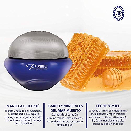 Body Butter - Milk and Honey | Crema hidratante corporal con Carité y minerales del Mar Muerto con aroma Miel y Leche | Premier by Dead Sea Premier