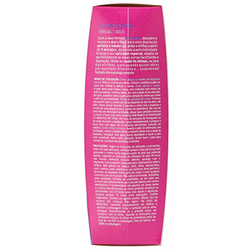 BODY NATUR kit crema depilatoria bikini y axilas con orquídea tubo 75 ml