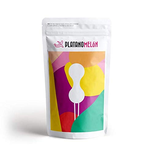 Bolas Chinas Ada de silicona médica hipoalergénica para entrenar el suelo pélvico y realizar ejercicios Kegel de Platanomelón (Fucsia)