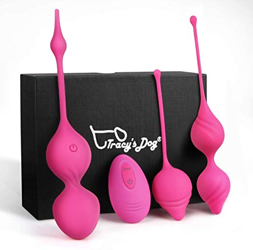 Bolas Chinas de Suelo Pelvico para Mujer Masajeador Kegel Ejercitador Kit Silicona Balls de Entrenamiento Muscular Pélvico Ejecitador Suelo Pelvico Rosa