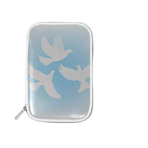 Bolígrafos Estuche de lápices Three Dove Kids Estuche de lápices Estuches de lápices Bolso de viaje cosmético grande multifuncional para hombres Mujeres