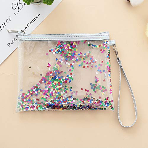 Bolsa de Cosméticos Organizador Yesmile ❤️ Colorido y Transparente Bolsa de Maquillaje portátil Bolsa de cosméticos y artículos de Aseo para Viajes