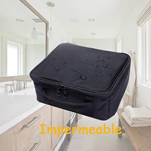 Bolsa de Maquillaje Impermeable Neceser Viaje Plegable Estética Profesional Bien Organizados los Cosméticos Labios para Mujer Hombre Size Diseño2