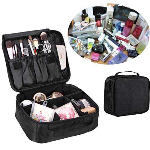 Bolsa de Maquillaje Impermeable Neceser Viaje Plegable Estética Profesional Bien Organizados los Cosméticos Labios para Mujer Hombre Size Diseño2
