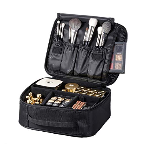 Bolsa de Maquillaje Impermeable Neceser Viaje Plegable Estética Profesional Bien Organizados los Cosméticos Labios para Mujer Hombre Size Diseño2