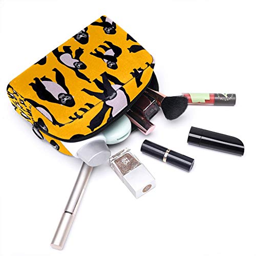 Bolsa de maquillaje personalizada para brochas de maquillaje, bolsas de aseo portátiles para mujeres, bolso cosmético, organizador de viaje Gorilas