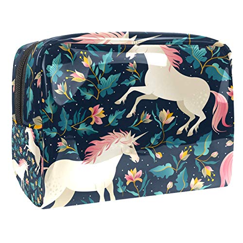 Bolsa de maquillaje portátil con cremallera bolsa de aseo de viaje para las mujeres práctico almacenamiento cosmético bolsa vector mágico fondo