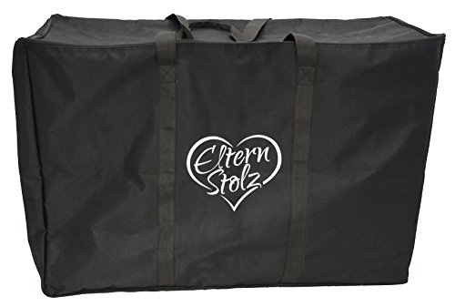 Bolsa de transporte Elternstolz de color negro para cochecitos de niños y asientos infantiles, por ejemplo, para Joie Litetrax
