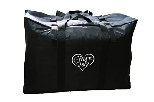 Bolsa de transporte Elternstolz de color negro para cochecitos de niños y asientos infantiles, por ejemplo, para Joie Litetrax